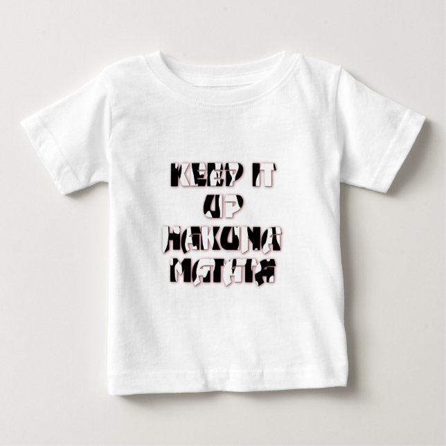 T-shirt Pour Bébé Conserver / Hakuna Matata (Devant)
