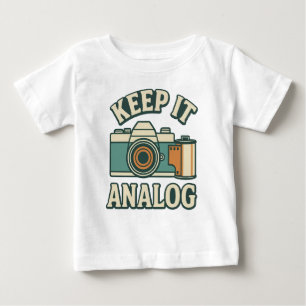 T-shirt Pour Bébé Conserver l'analogique