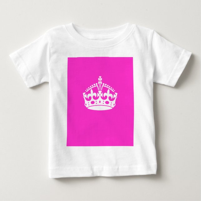 T-shirt Pour Bébé CONSERVEZ LE SYMBOLE DE LA COURONNE CALME sur la d (Devant)