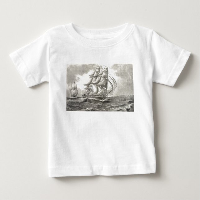 T-shirt Pour Bébé Constitution américaine (Devant)