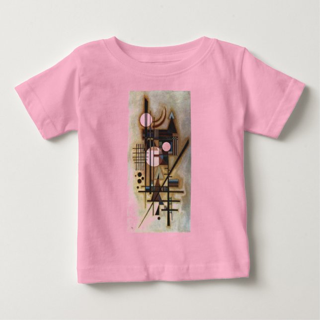 T-shirt Pour Bébé Construction adoucie de Kandinsky (Devant)