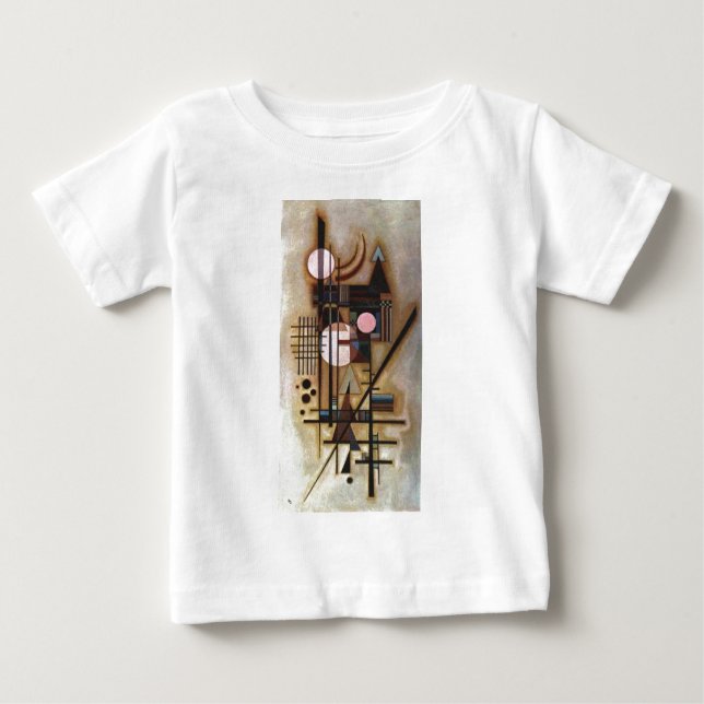 T-shirt Pour Bébé Construction adoucie Kandinsky (Devant)