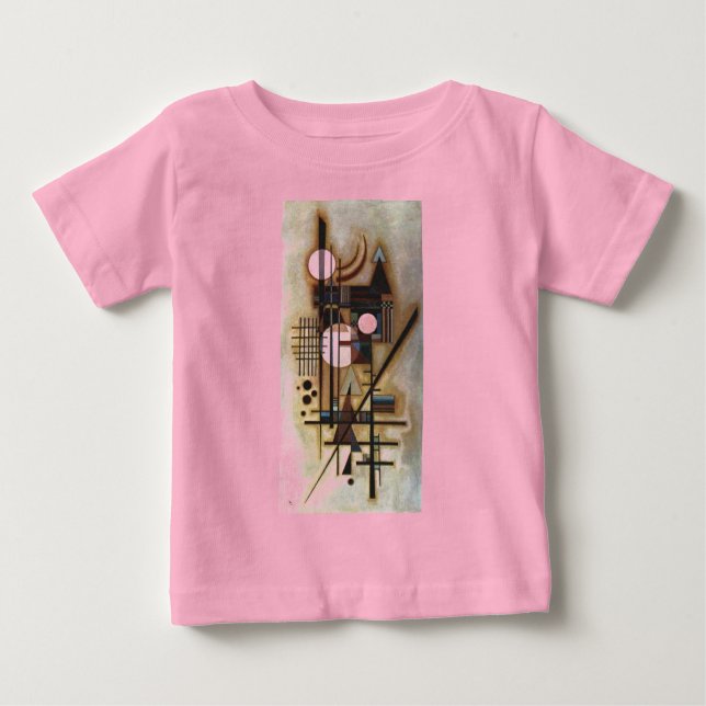T-shirt Pour Bébé Construction adoucie Kandinsky (Devant)