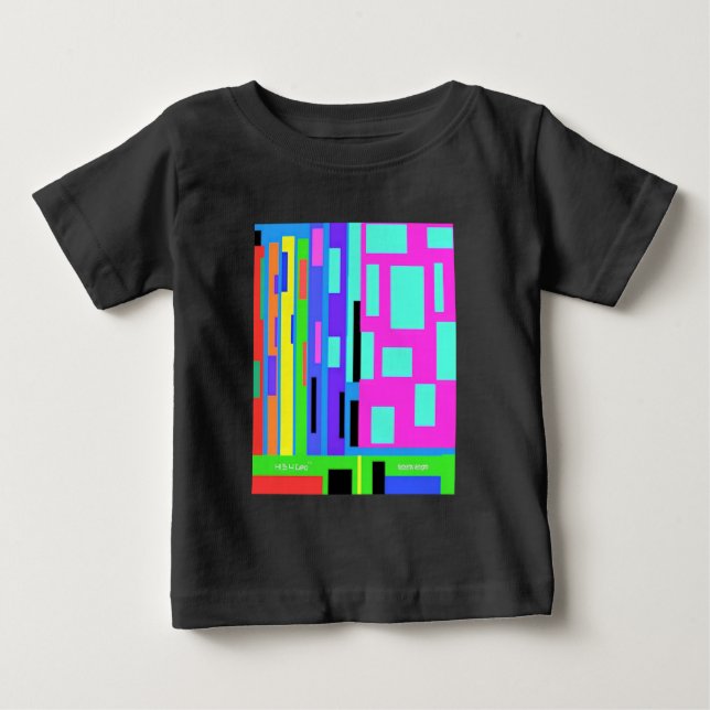 T-shirt Pour Bébé Construction de Geo HI54GEO™ (Devant)