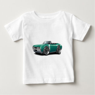 T-shirt Pour Bébé Convertible 1968 Teal-Blanc d'Olds 442