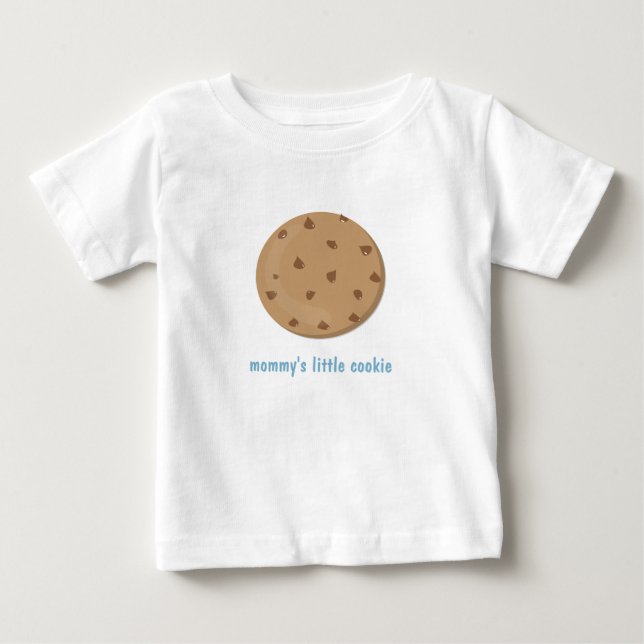 T-shirt Pour Bébé Cookie à chips de chocolat personnalisé (Devant)