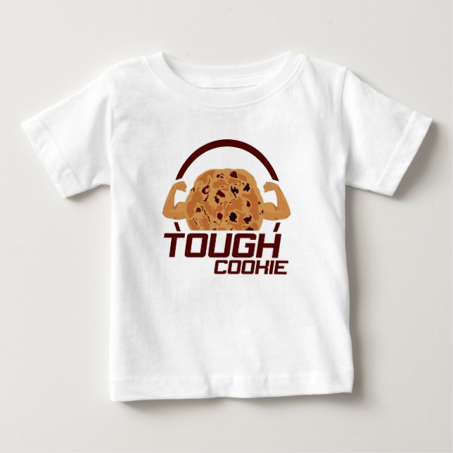 T-shirt Pour Bébé Cookie dur (Devant)