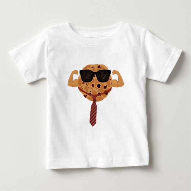 T-shirt Pour Bébé Cookie dur - Cool (Devant)