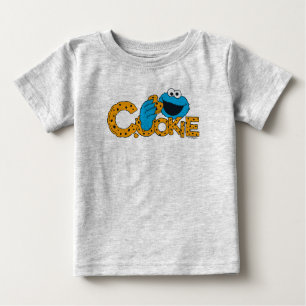 T-shirt Pour Bébé Cookie Monster Cookie !