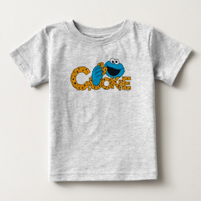 T-shirt Pour Bébé Cookie Monster | Cookie ! (Devant)