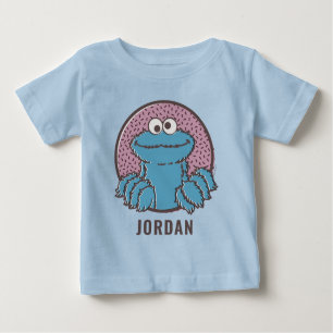 T-shirt Pour Bébé Cookie Monster Om Nom Nom
