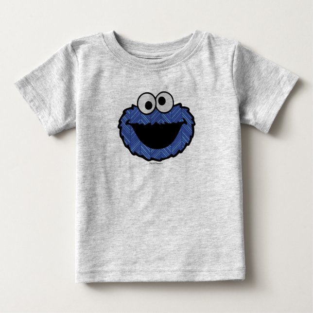 T-shirt Pour Bébé Cookie Monster | Retour arrière des années 80 2 (Devant)