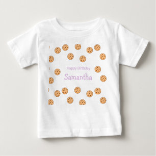 T-shirt Pour Bébé Cookies à puce chocolat anniversaire