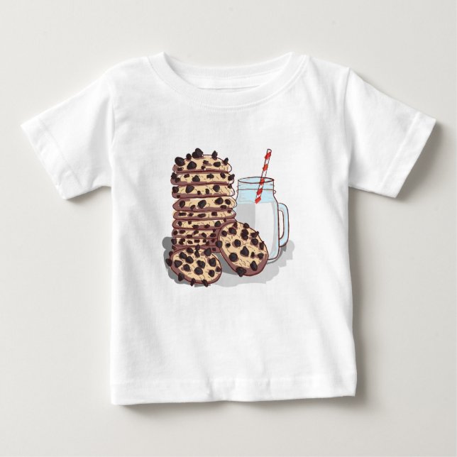 T-shirt Pour Bébé Cookies de support émotionnel (Devant)