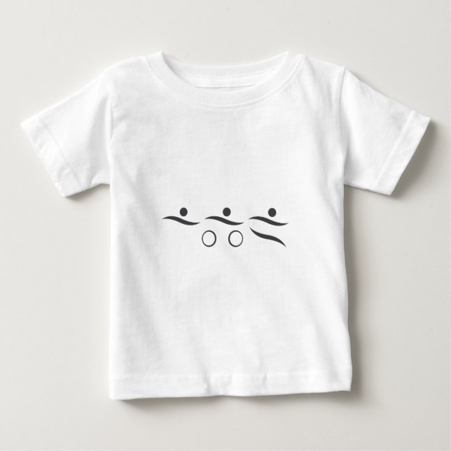 T-shirt Pour Bébé Cool Design de triathlon imprimé sur divers consom (Devant)