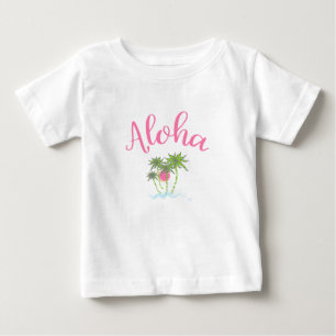 T-shirt Pour Bébé Cool hawaïen de vacances de style d'Aloha-Plages