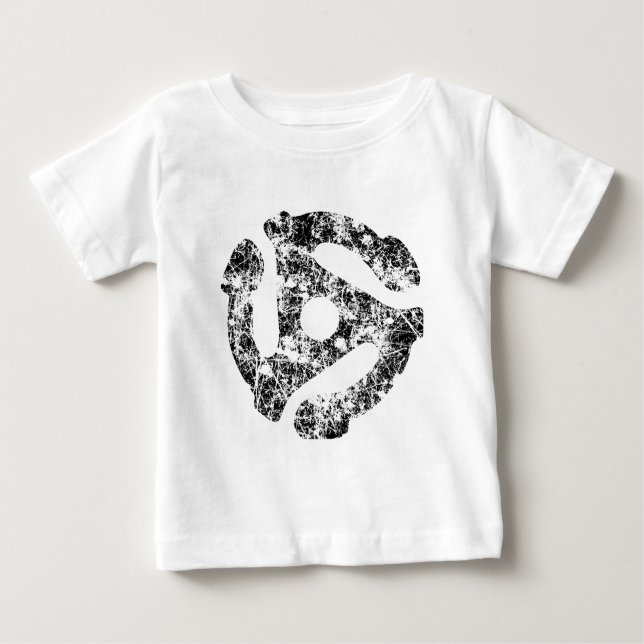T-shirt Pour Bébé COOL Retro Grunge 45 DJ (Devant)