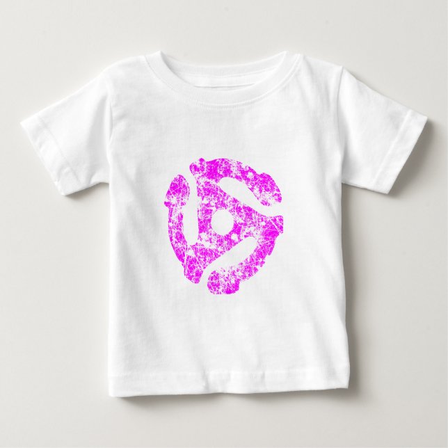 T-shirt Pour Bébé COOL Retro Grunge 45 DJ (Devant)