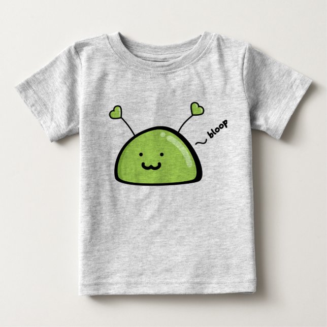 T-shirt Pour Bébé Cootie Bloop (Devant)