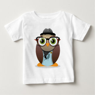 T-shirt Pour Bébé Copie de hibou de hippie petite