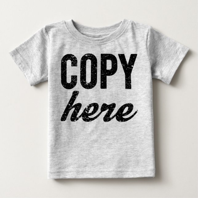 T-shirt Pour Bébé COPIER Pour Copier Coller Twins (Devant)