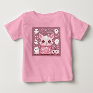 T-shirt Pour Bébé Coquette Halloween
