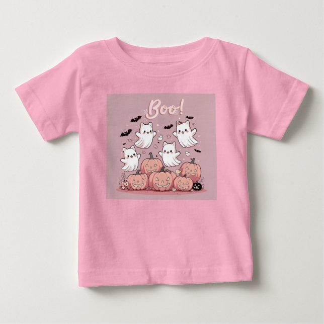 T-shirt Pour Bébé Coquette halloween (Devant)