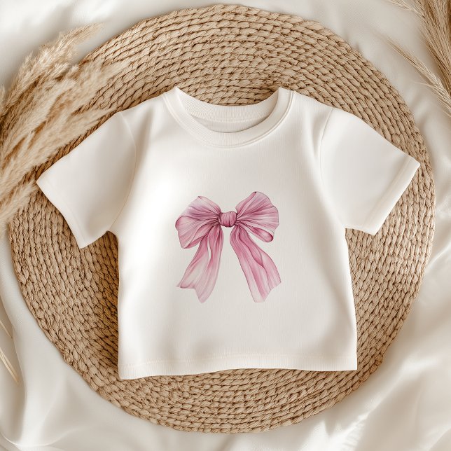 T-shirt Pour Bébé Coquette rose étincelle 1ère (Créateur téléchargé)