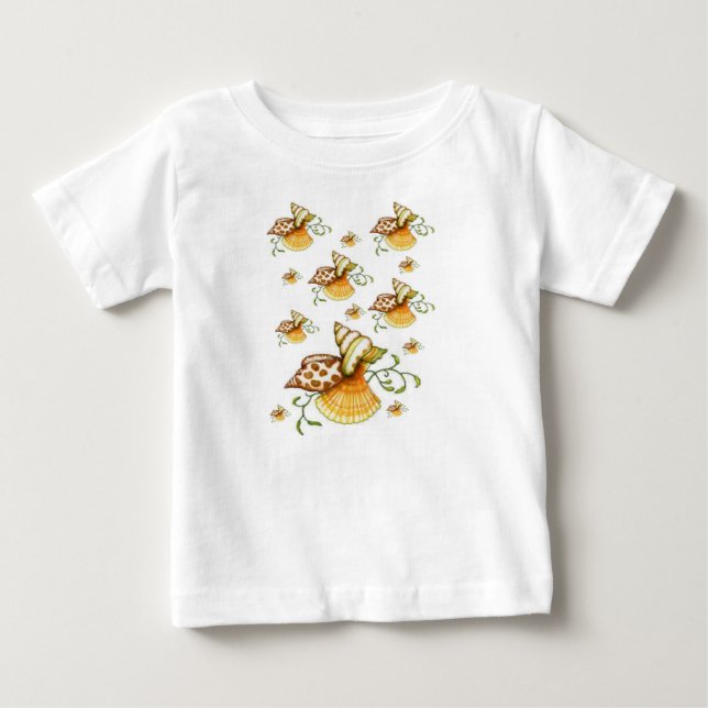 T-shirt Pour Bébé Coquille T-shirt bébé (Devant)