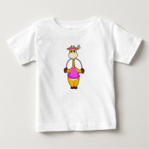 T-shirt Pour Bébé Corde Fitness Giraffe
