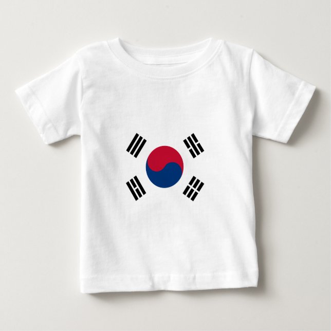 T-shirt Pour Bébé corée-sud (Devant)