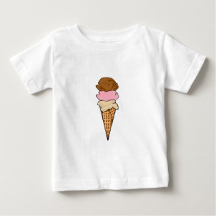 T-shirt Pour Bébé Cornet de crème glacée
