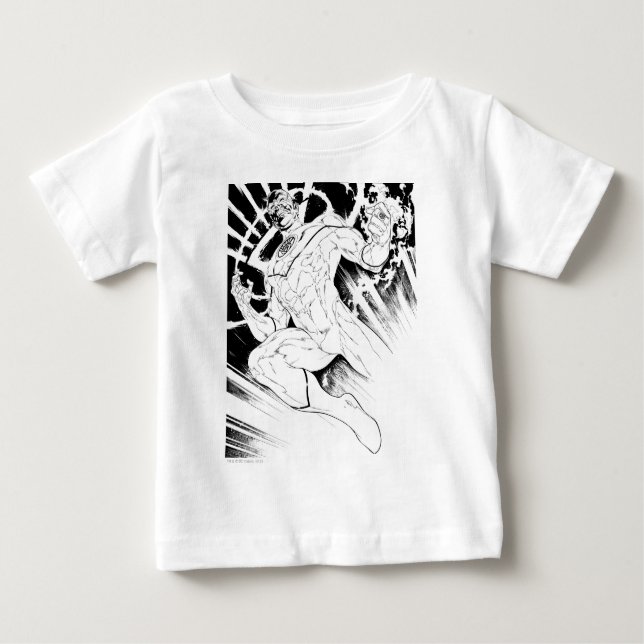 T-shirt Pour Bébé Corps de lanternes blanches (Devant)