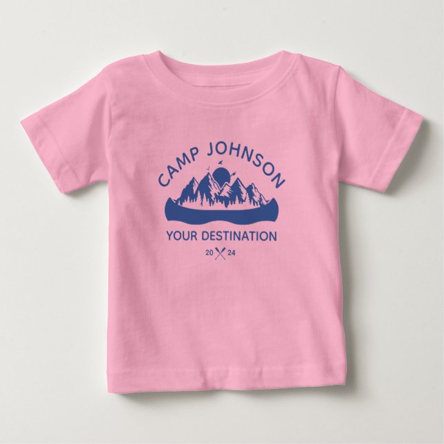 T-shirt Pour Bébé Correspondance de groupe de vacances sur mesure Fa (Devant)