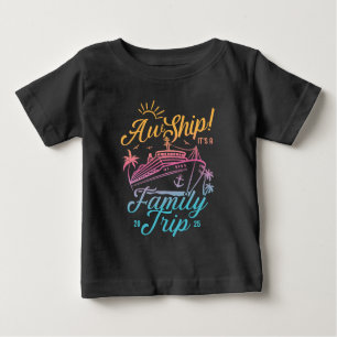 T-shirt Pour Bébé Correspondance de groupe de voyage de croisière su