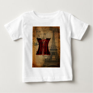 T-shirt Pour Bébé Corset vintage Paris Bachelorette