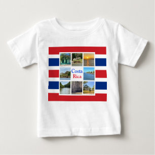 T-shirt Pour Bébé Costa Rica