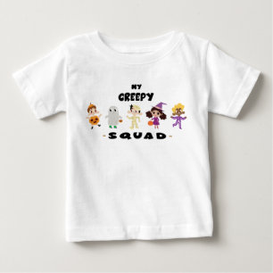 T-shirt Pour Bébé Costume d'Halloween Déplaisant