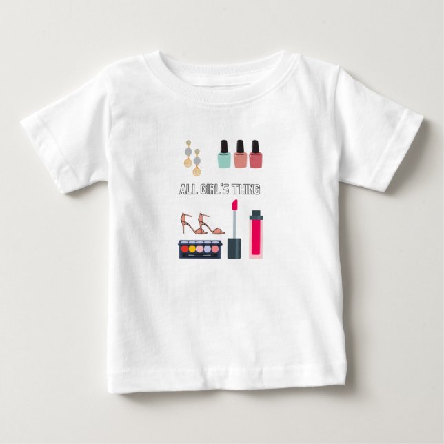 T-shirt Pour Bébé Costume maillot de fille bébé (Devant)
