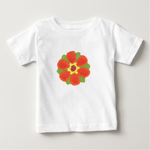 T-shirt Pour Bébé Coton Gerber Fleur Dotty
