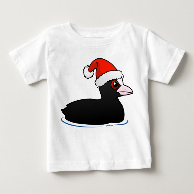 T-shirt Pour Bébé Cotte d'Eurasie père Noël (Devant)