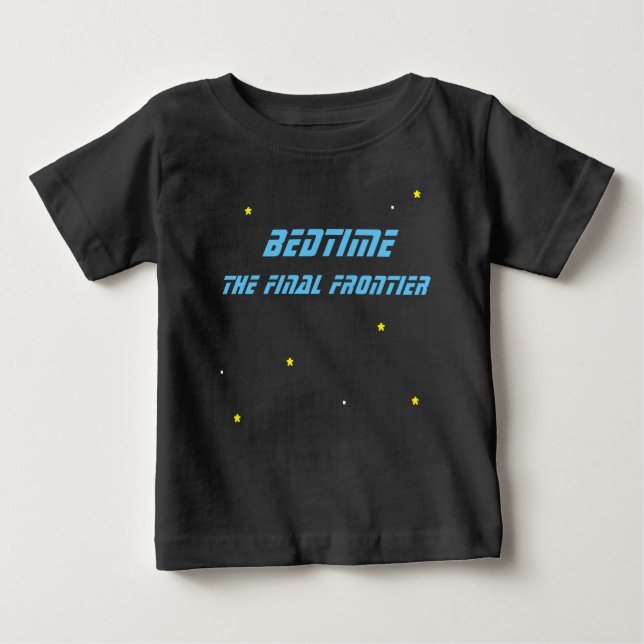T-shirt Pour Bébé Coucher La Dernière Frontière Top (Devant)