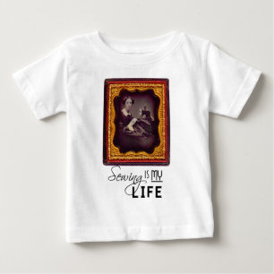T-shirt Pour Bébé Coudre Est Ma Vie