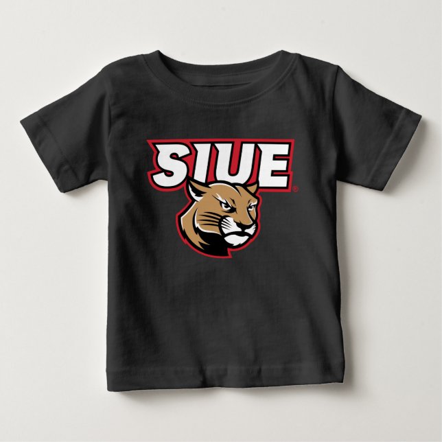 T-shirt Pour Bébé Cougars de SIUE (Devant)