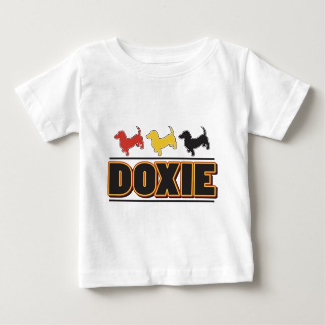 T-shirt Pour Bébé COULEUR DOXIE-Word (Devant)