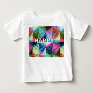 T-shirt Pour Bébé Couleurs feuille