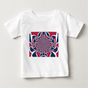 T-shirt Pour Bébé Couleurs Unies : Motif Mondial Coloré