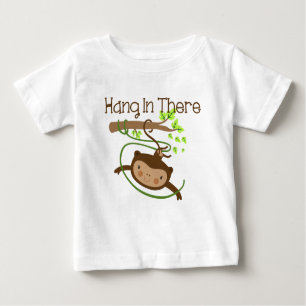 T-shirt Pour Bébé Coup de singe dedans là