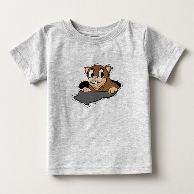 T-shirt Pour Bébé Coup d'oeil - (Devant)