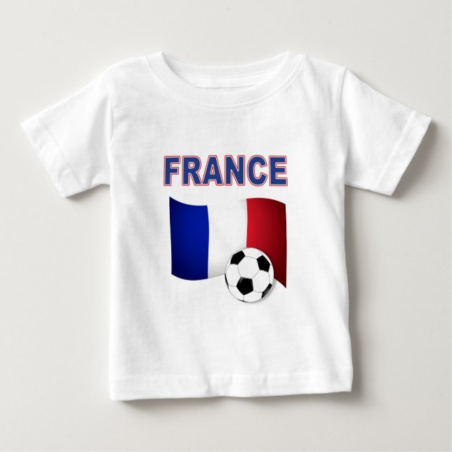 T-shirt Pour Bébé coupe du monde du football du football de la (Devant)
